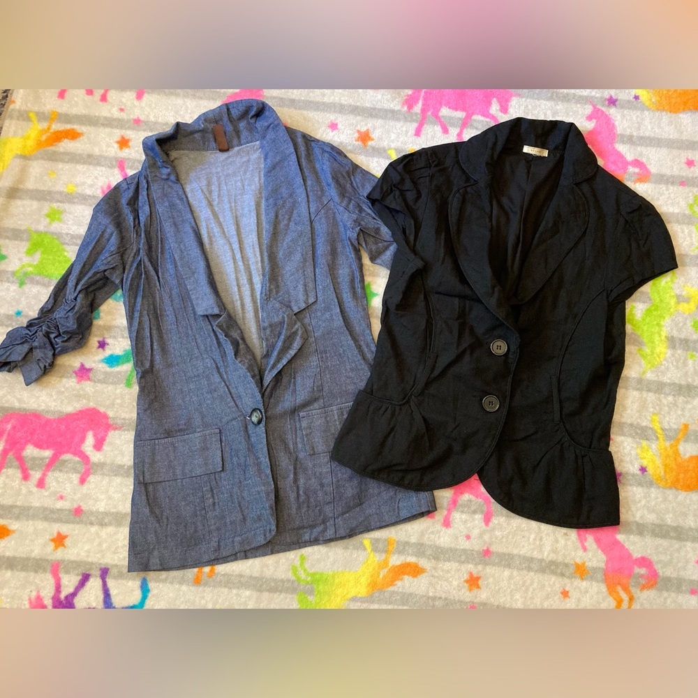 ▪️Lot of 2 Vintage 2000s Y2K Coats, size Small